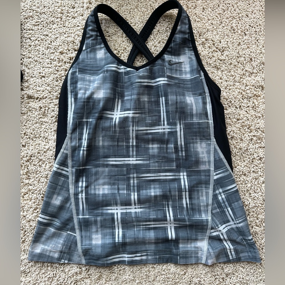 Nike dri-fit sports bra/tank- size large